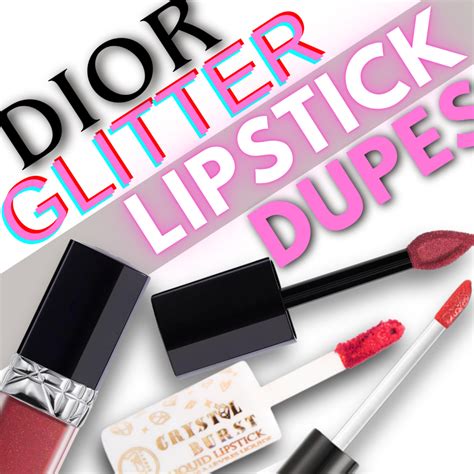 dupe dior lipstick glitter